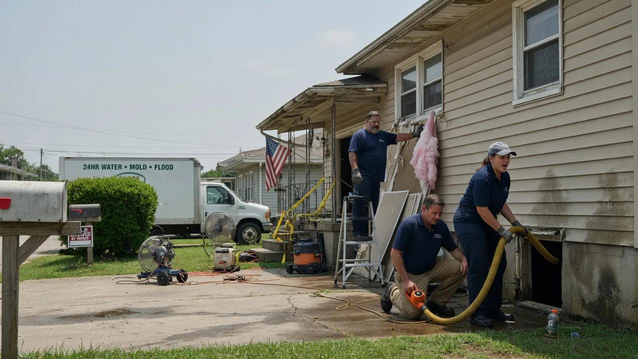 Water Damage Repair in White Heath, IL near me